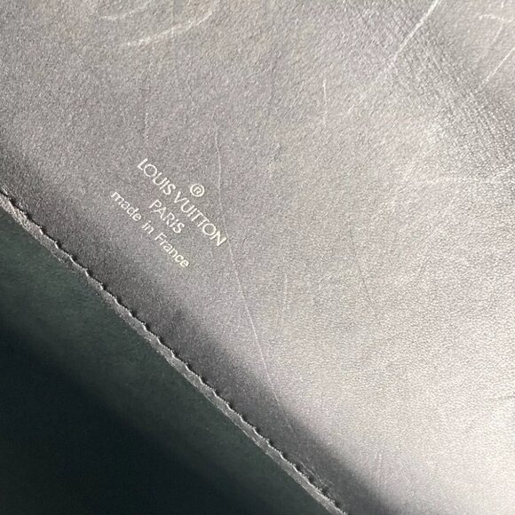 LOUIS VUITTON MonogramMacassar Larry Briefcase Document Bag Tote Bag - Picture 12 of 14